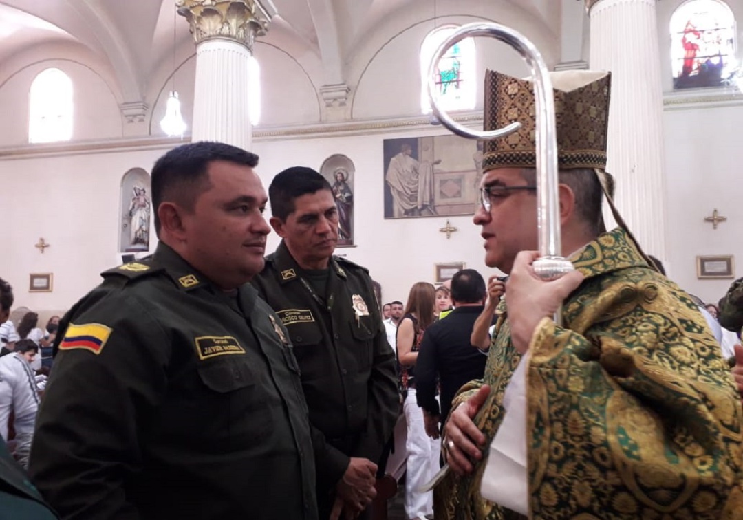 Iglesia en Cúcuta lidero acto de solidaridad con la policía