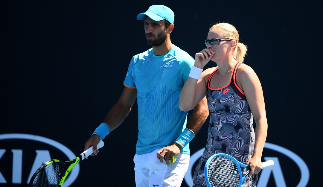 Farah cuartos de final dobles mixtos: Farah se clasificó a los cuartos de Australia en el torneo de dobles mixtos