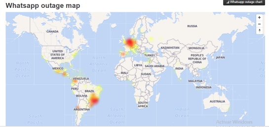 Caída de WhatsApp: Usuarios reportan caída mundial de WhatsApp Caída de WhatsApp: Usuarios reportan caída mundial de WhatsApp