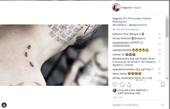 Tiernos y confusos, estos son los nuevos tatuajes de Greeicy y Mike Bahía: El nuevo tatuaje de Greeicy y Mike Bahia Tiernos y confusos, estos son los nuevos tatuajes de Greeicy y Mike Bahía: El nuevo tatuaje de Greeicy y Mike Bahia