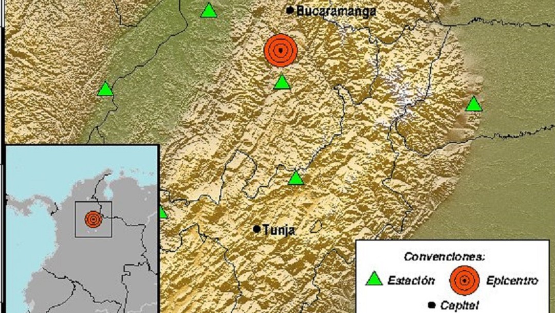 Sismo de 5.4 en Santander sacude varias regiones del país