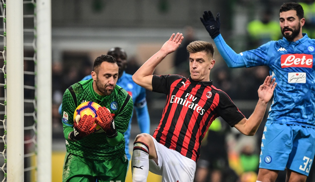 Ospina napoli: David Ospina fue figura en el empate del Napoli ante Milan