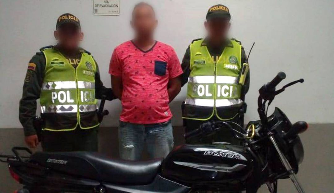 Recuperan motocicleta hurtada en Cartagena que había sido regrabada: Recuperan motocicleta hurtada en Cartagena que había sido regrabada