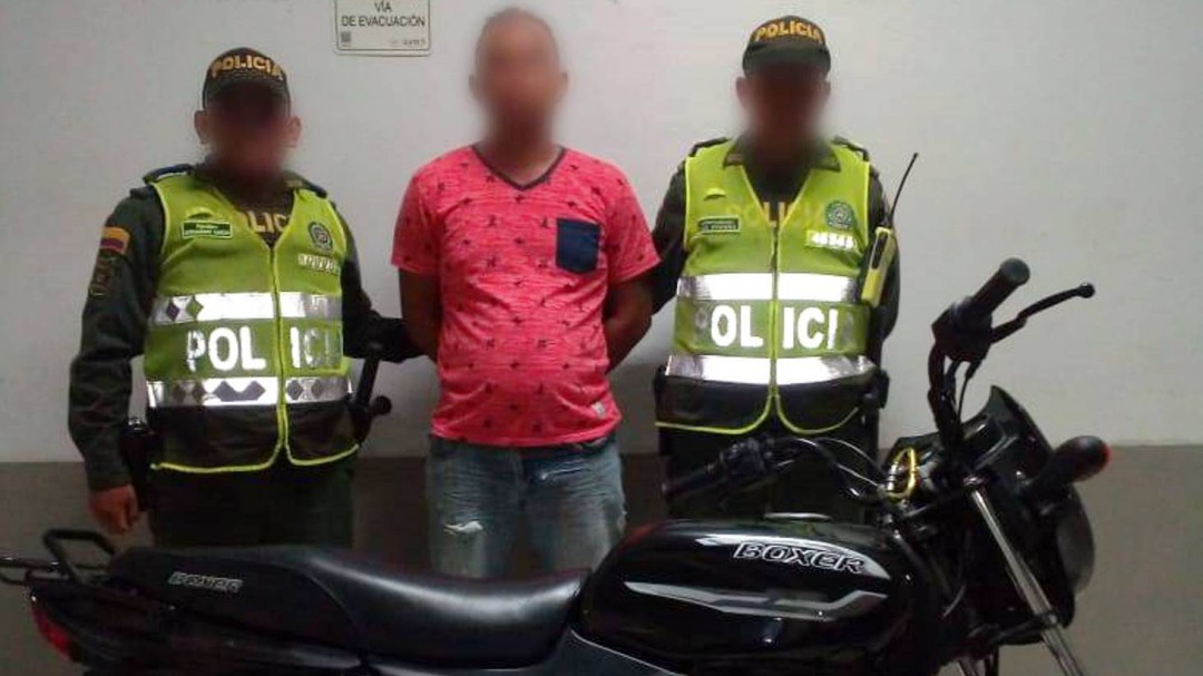 Recuperan motocicleta hurtada en Cartagena que había sido regrabada