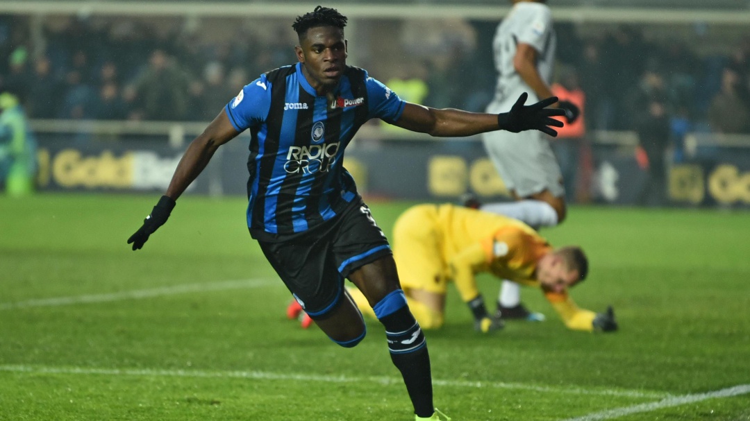 Duván Zapata marcó el empate del Atalanta con Roma