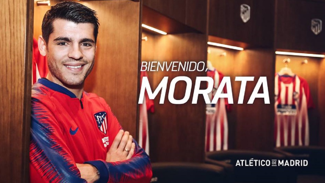 Álvaro Morata llega al Atlético de Madrid