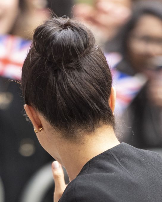 El nuevo moño de Meghan Markle triunfa en la farándula El nuevo moño de Meghan Markle triunfa en la farándula