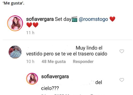 Sofia Vergara fue criticada: Sofía Vergara dejó callado a seguidor que le criticó la cola Sofia Vergara fue criticada: Sofía Vergara dejó callado a seguidor que le criticó la cola