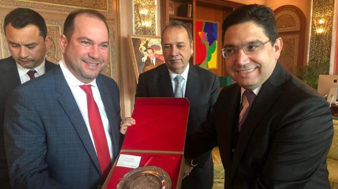 Senador de Bolívar Lidio García en visita diplomática a Marruecos