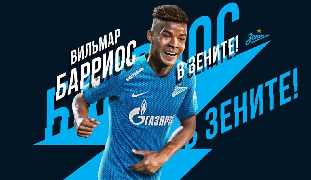 Wilmar barrios: Wilmar Barrios fue presentado oficialmente en el Zenit de San Petersburgo