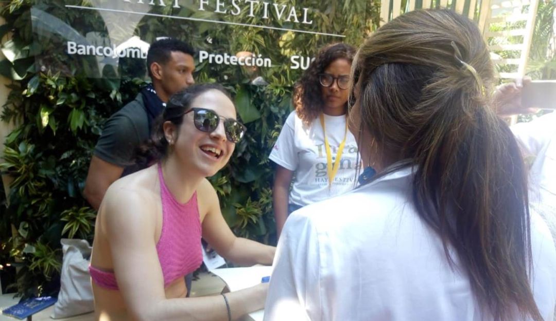 Cristina Morales en Hay Festival Cartagena 2019: La española Cristina Morales conversó con sus lectores en Hay Festival