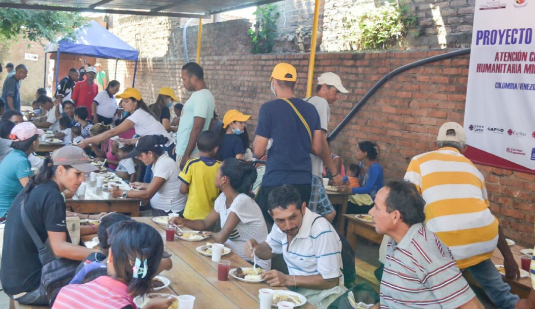 Asistencia humanitaria a los venezolanos.