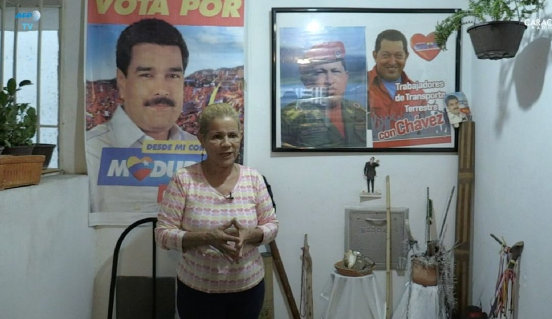 Crisis en Venezuela: A "San Hugo Chávez" le preguntan por el futuro de Maduro y la revolución