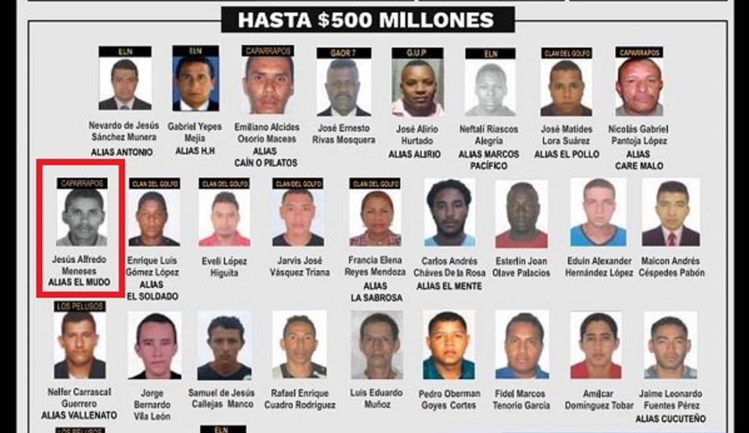 BANDAS CRIMINALES, CAPARRAPOS, BAJO CAUCA, ANTIOQUIA, EJÉRCITO: Cayó cabecilla de los Caparrapos, uno de los más buscados del país