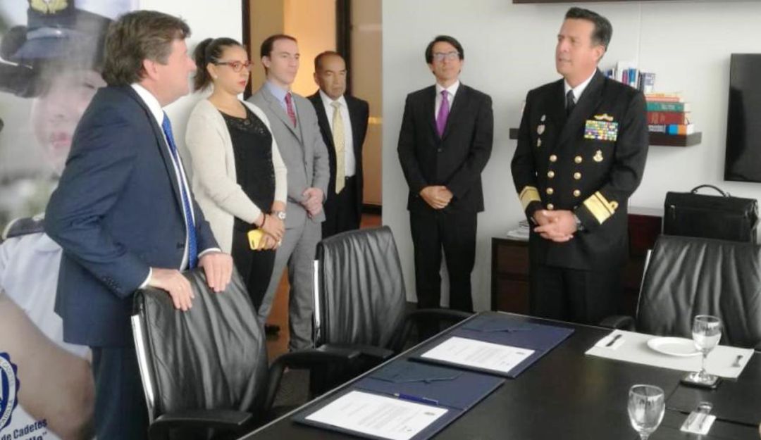Escuela Naval de Cartagena: Escuela Naval de Cartagena firma convenio con Navesco S.A.