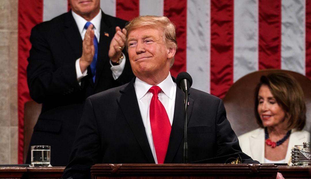 Crisis Venezuela Discurso de la Unión: Trump: "EE.UU. jamás será un país socialista. Condenamos régimen de Maduro"