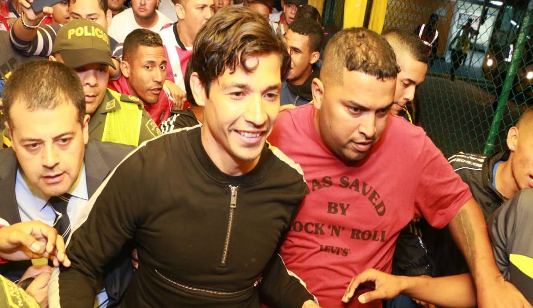 Carnaval por llegada de Matías Fernández a Barranquilla: Carnaval por llegada de Matías Fernández a Barranquilla