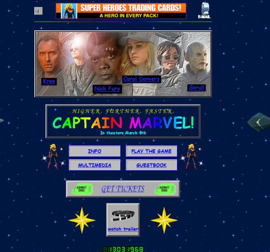Página web de 'Captain Marvel': ¡Del comic a la web! Así luce el nuevo sitio de ‘Capitana Marvel’ Página web de 'Captain Marvel': ¡Del comic a la web! Así luce el nuevo sitio de ‘Capitana Marvel’