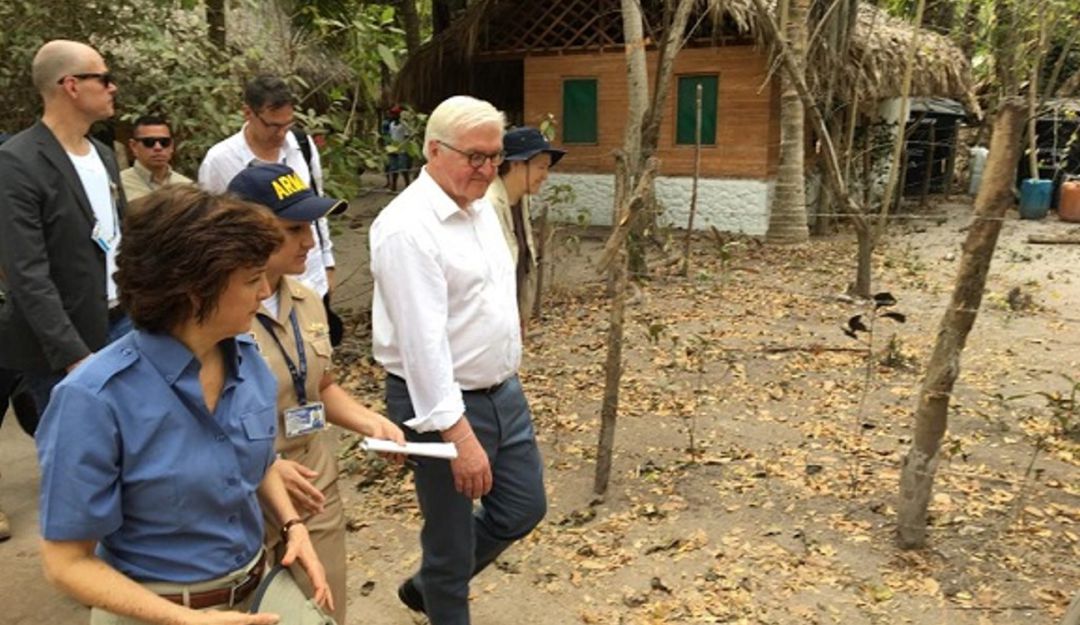 Presidente de Alemania visitó isla de Cartagena Isla Grande: Presidente de Alemania conoció planes ambientales en isla de Cartagena