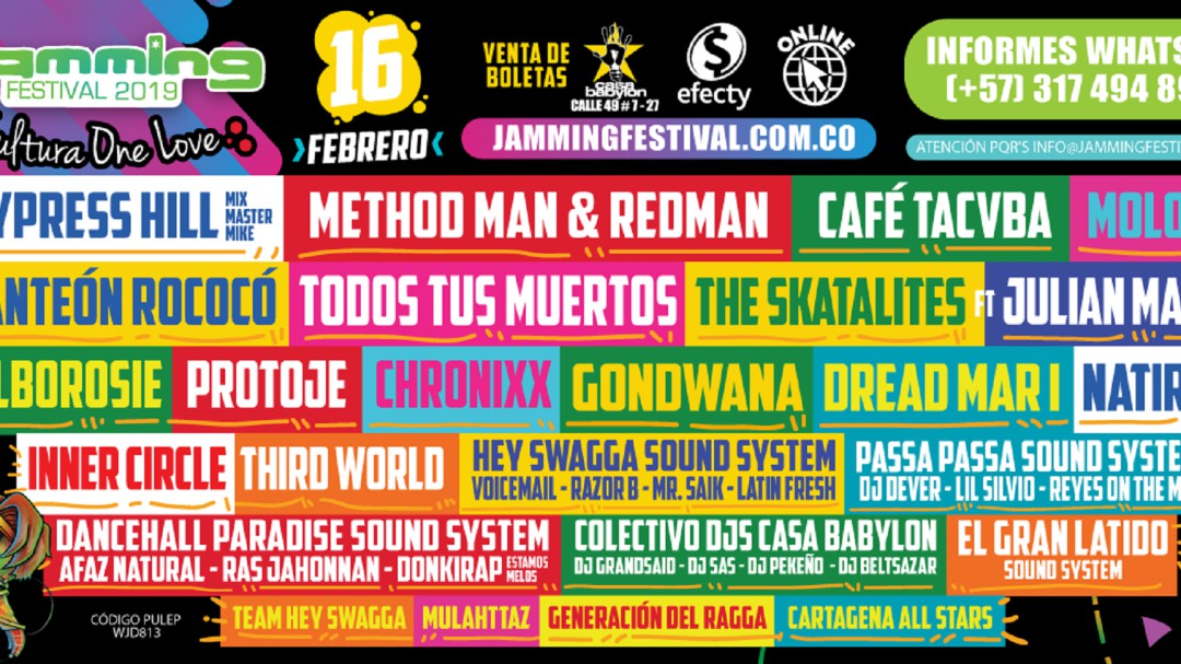 Jamming Festival 2019 en Girardot sigue en pie