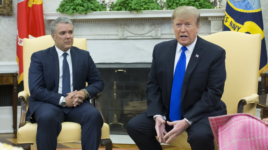 La Casa Blanca le cambia el nombre al presidente Duque
