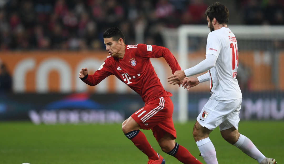 James fue titular en la victoria de Bayern Munich en Bundesliga