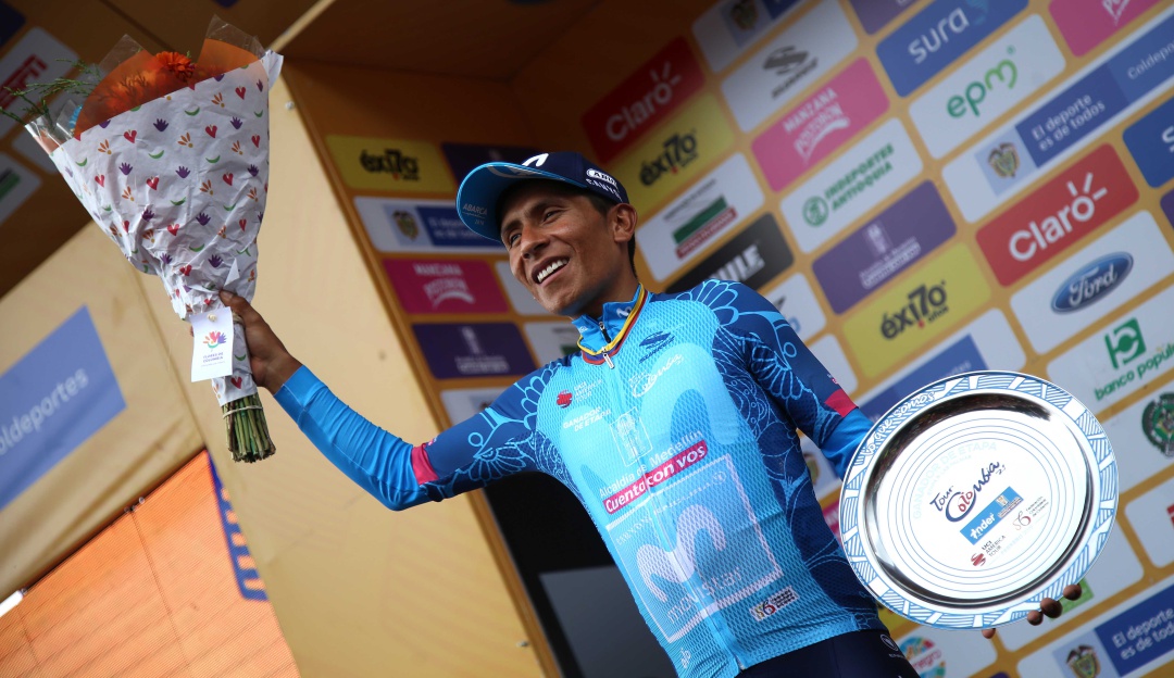 Nairo Quintana victoria etapa 6 Tour Colombia: Nairo Quintana: "Supimos mantenernos y pudimos llevarnos una alegría"