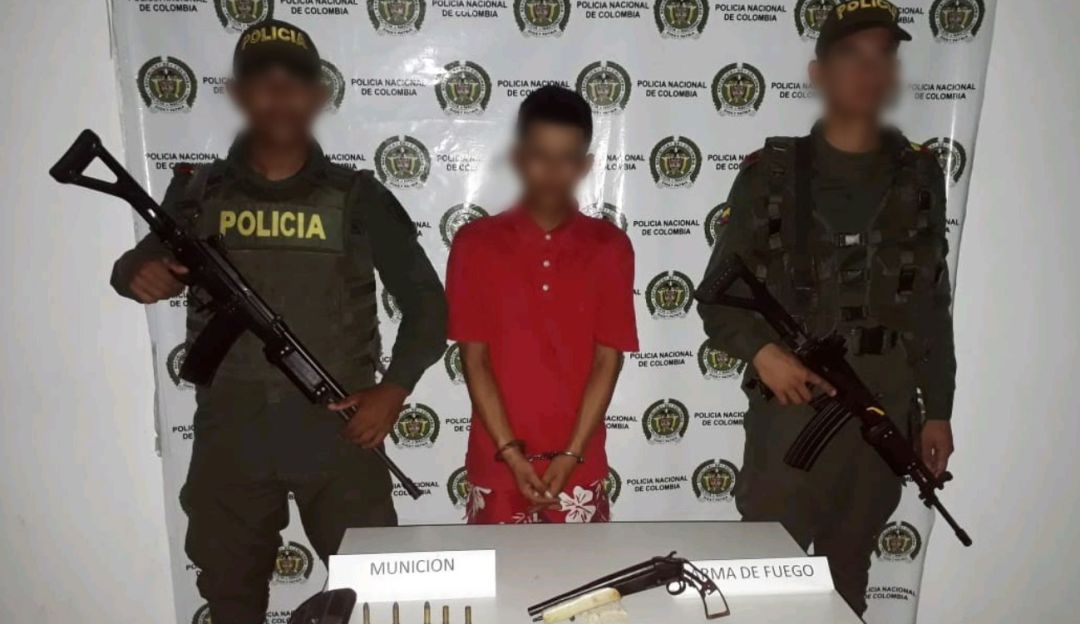 Dos sujetos cruce de disparos policía Magangué Bolívar: Capturan a dos sujetos tras cruce de disparos con la policía en Bolívar