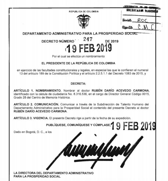 Gobierno Colombia: A pesar de las críticas Darío Acevedo fue nombrado en el CNMH Gobierno Colombia: A pesar de las críticas Darío Acevedo fue nombrado en el CNMH