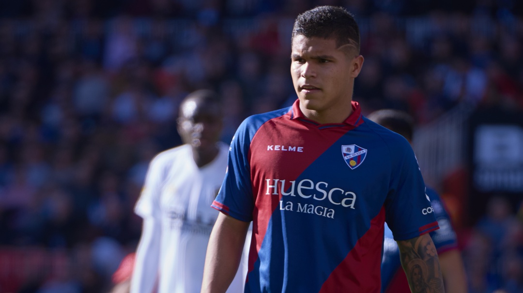 El 'Cucho' Hernández jugó en el empate del Huesca