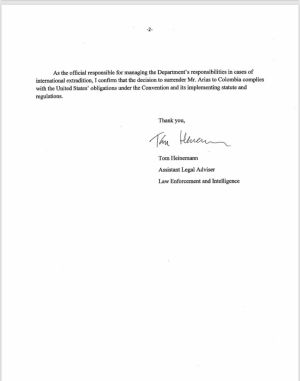 EE.UU aprueba extradición de Andrés Felipe Arias a Colombia EE.UU aprueba extradición de Andrés Felipe Arias a Colombia