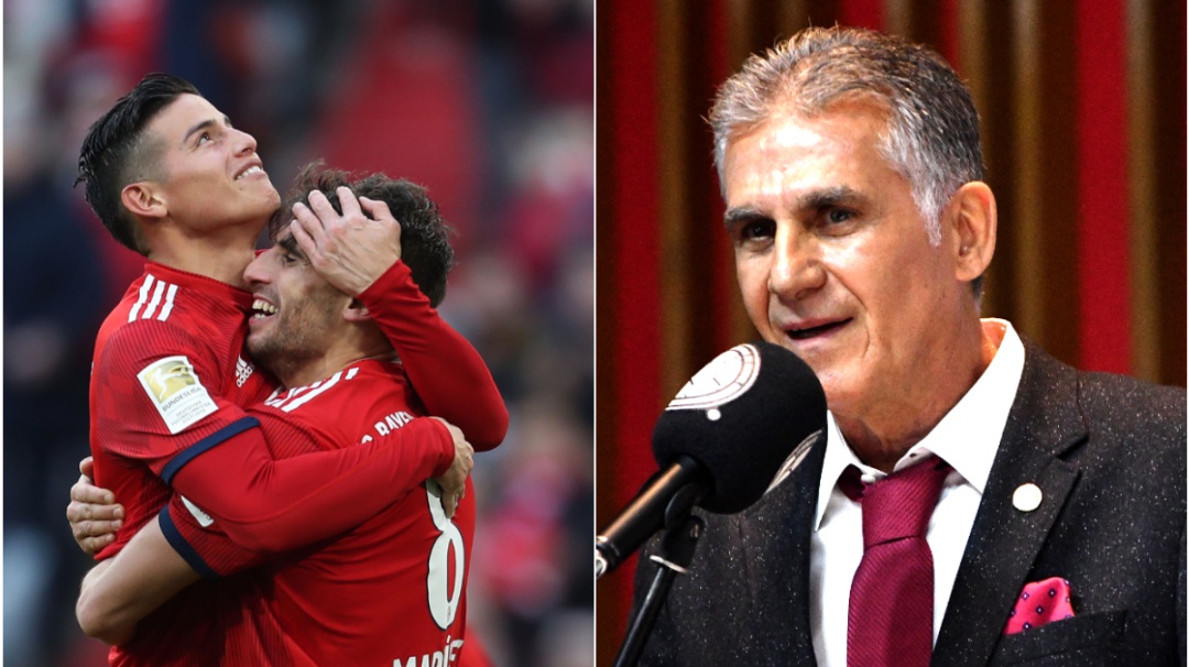 James se destaca con Bayern con Queiroz en la tribuna