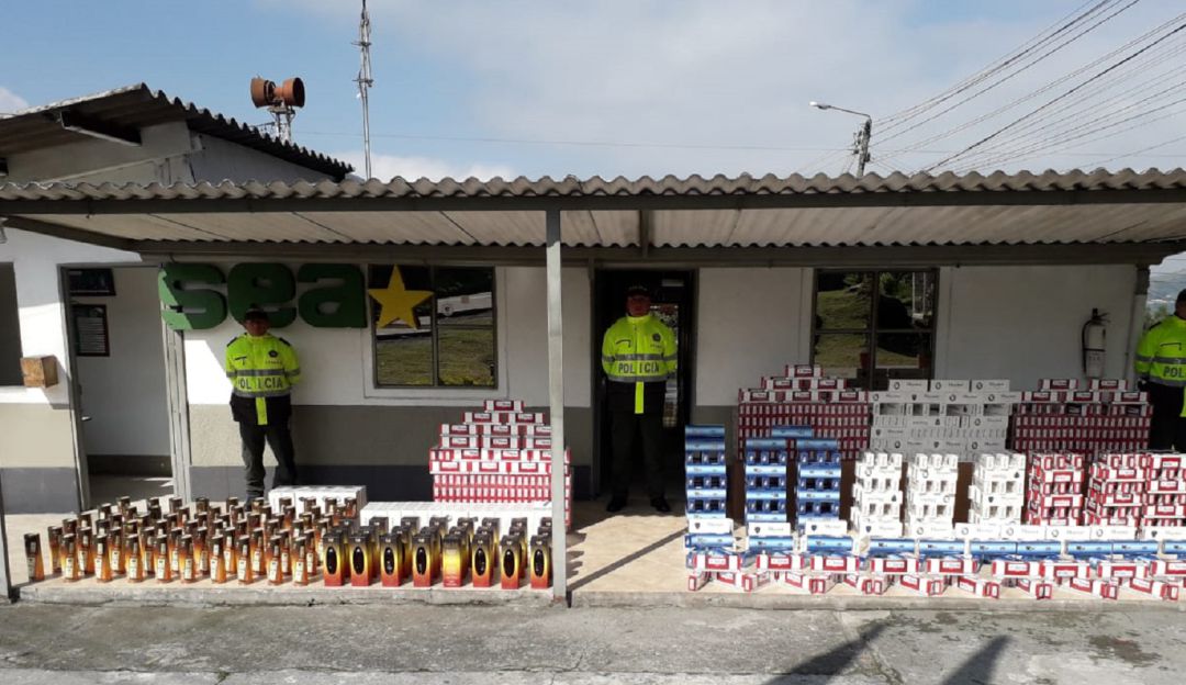 CONTRABANDO: Incautan contrabando que entraría a Manizales