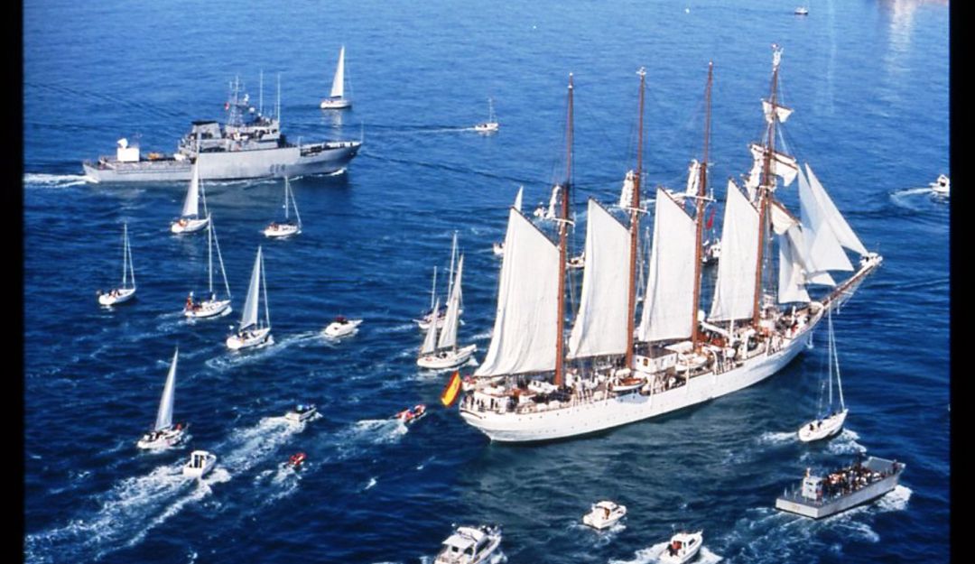 Juan Sebastián Elcano: ‘Juan Sebastián Elcano’ llega a Cartagena