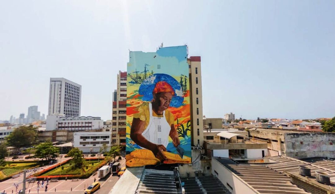Grafiti más grande de Colombia: Grafiti más grande de Colombia fue retocado