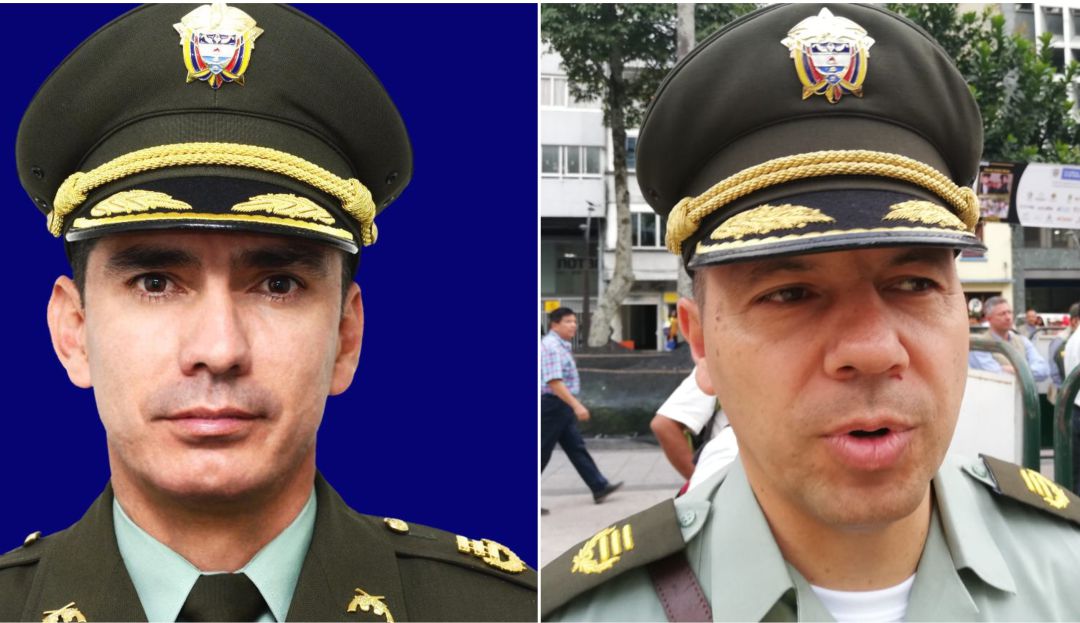 CORONEL RODOLFO CARRERO COMANDANTE POLICIA TOLIMA Y CORONEL NICÓLAS CARMEN ARISTIZABAL, COMANDANTE POLICIA METROPOLITANA DE IBAGUÉ .