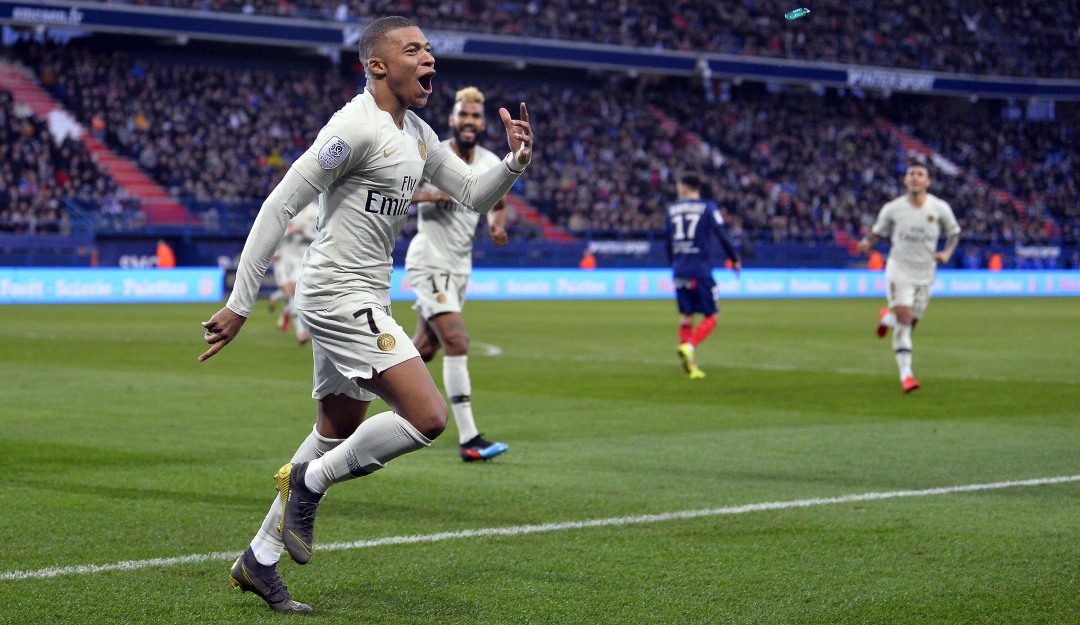 pasg caen: Mbappé comandó la remontada del PSG