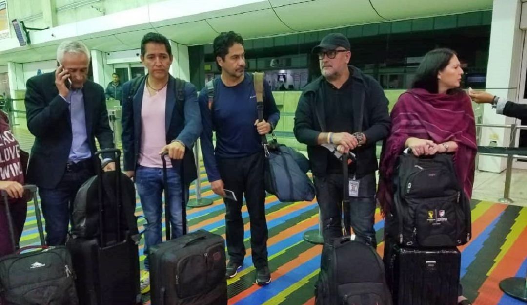 Equipo de Univisión deportado de Venezuela.