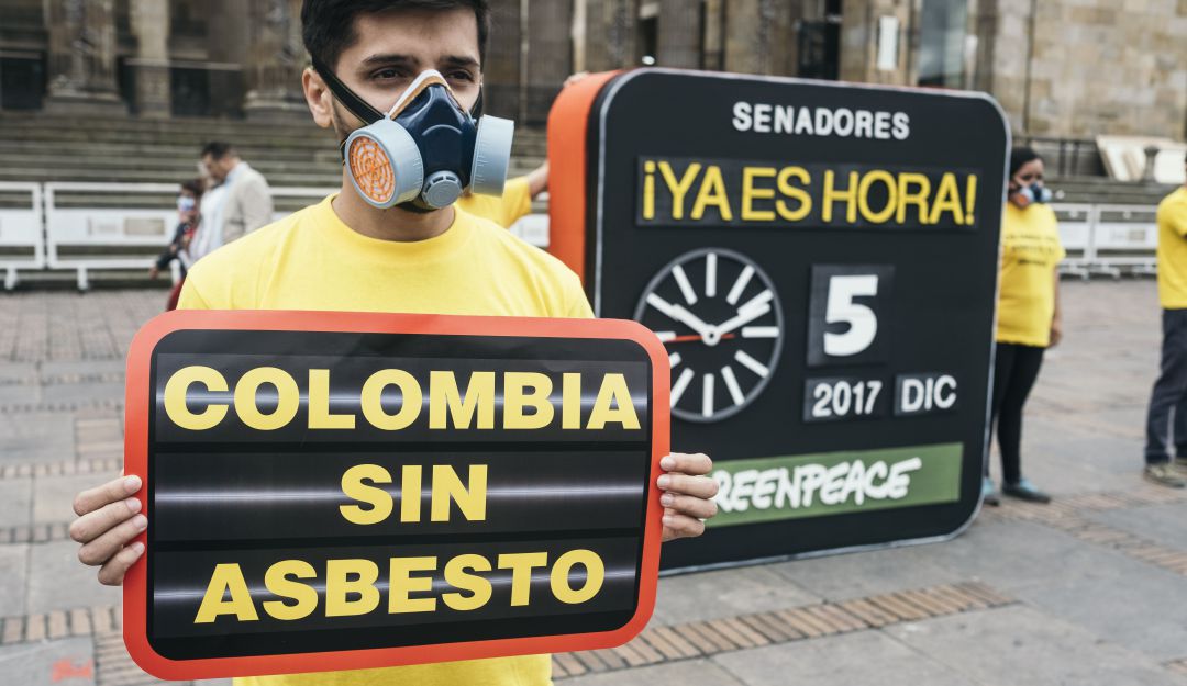 Freno al uso del asbesto en Colombia