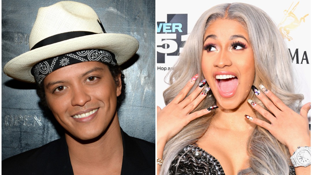 Candente video entre Cardi B y Bruno Mars