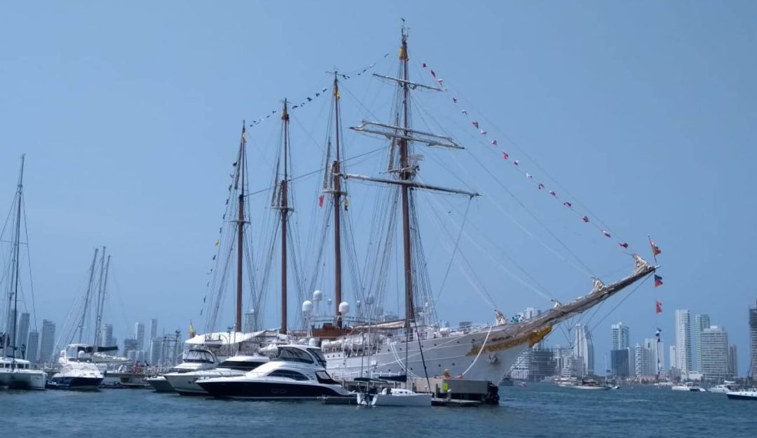 Buque español Juan Sebastián Elcano Cartagena: Buque "Juan Sebastián Elcano" estará hasta este miércoles en Cartagena