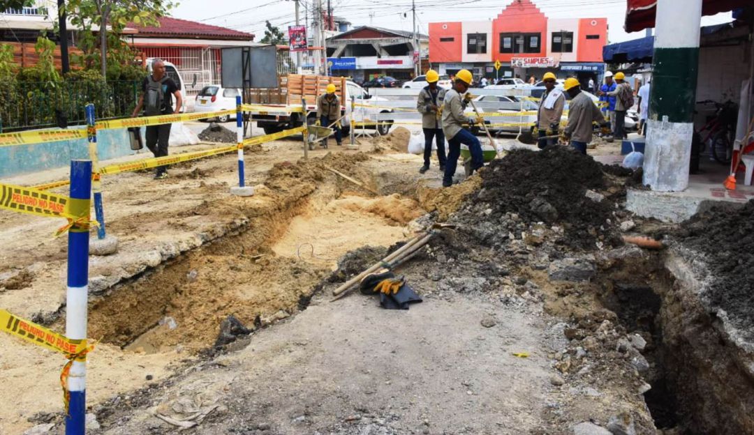 Calle San Luis de Zaragocilla: Calle San Luis de Zaragocilla en Cartagena estará lista en 40 días