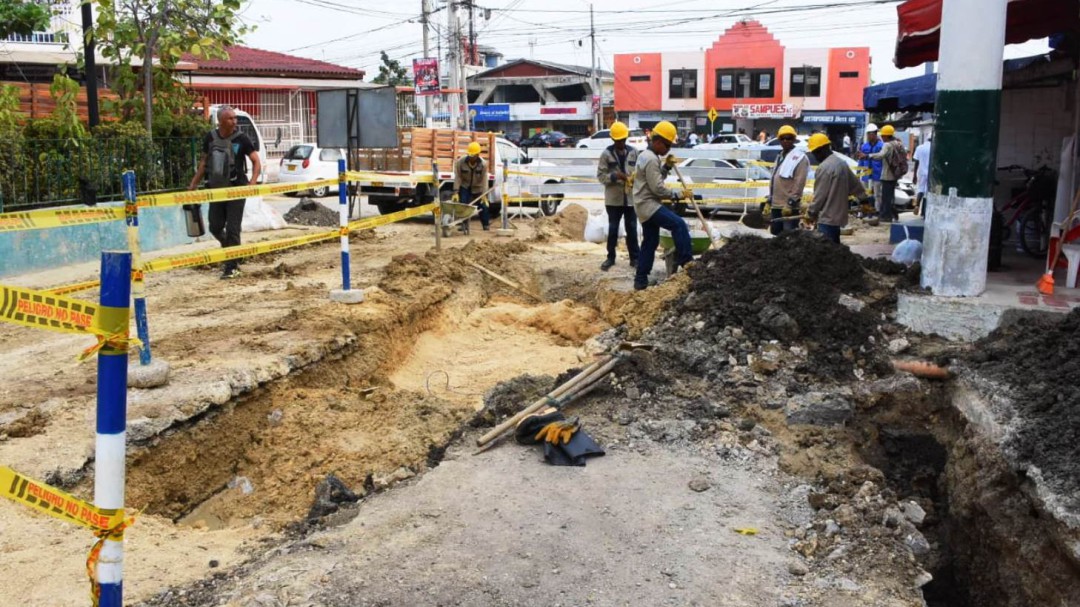 Calle San Luis de Zaragocilla en Cartagena estará lista en 40 días