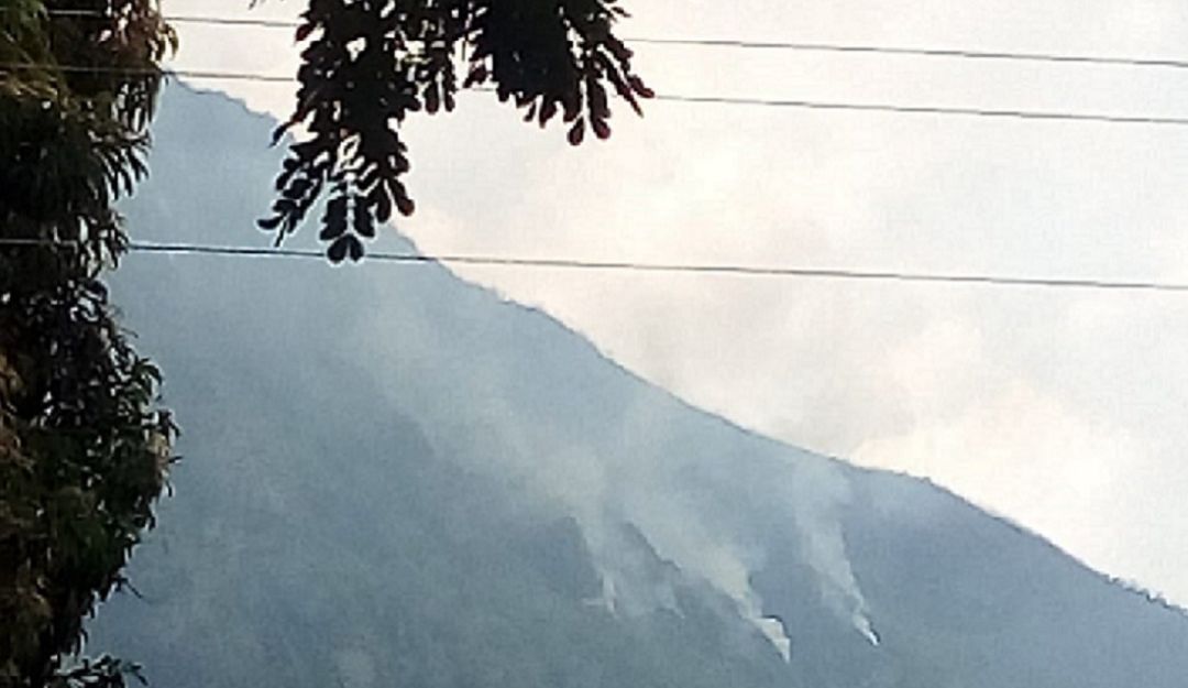 Las autoridades siguen monitoreando la zona del incendio.