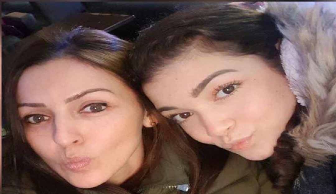 Irina Marimón y su hija