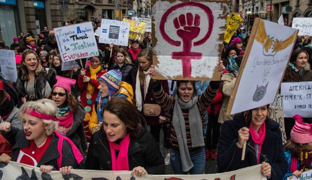 Mujeres se toman las calles para reivindicar sus derechos este 8-M