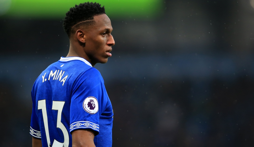 Yerry Mina Newcastle Everton: Yerry Mina reapareció con el Everton tras más de un mes fuera