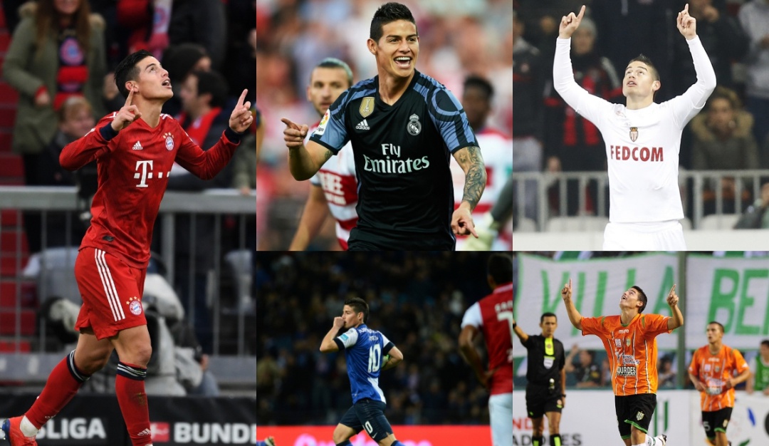 Centenar de goles de James Rodríguez en el exterior