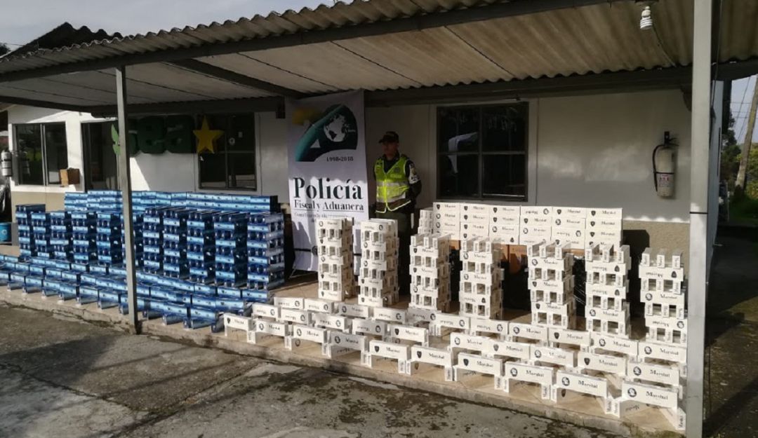 incautaciones cigarrillos operativos: Intentaban ingresar 22 mil cajetillas de cigarrillos chinos