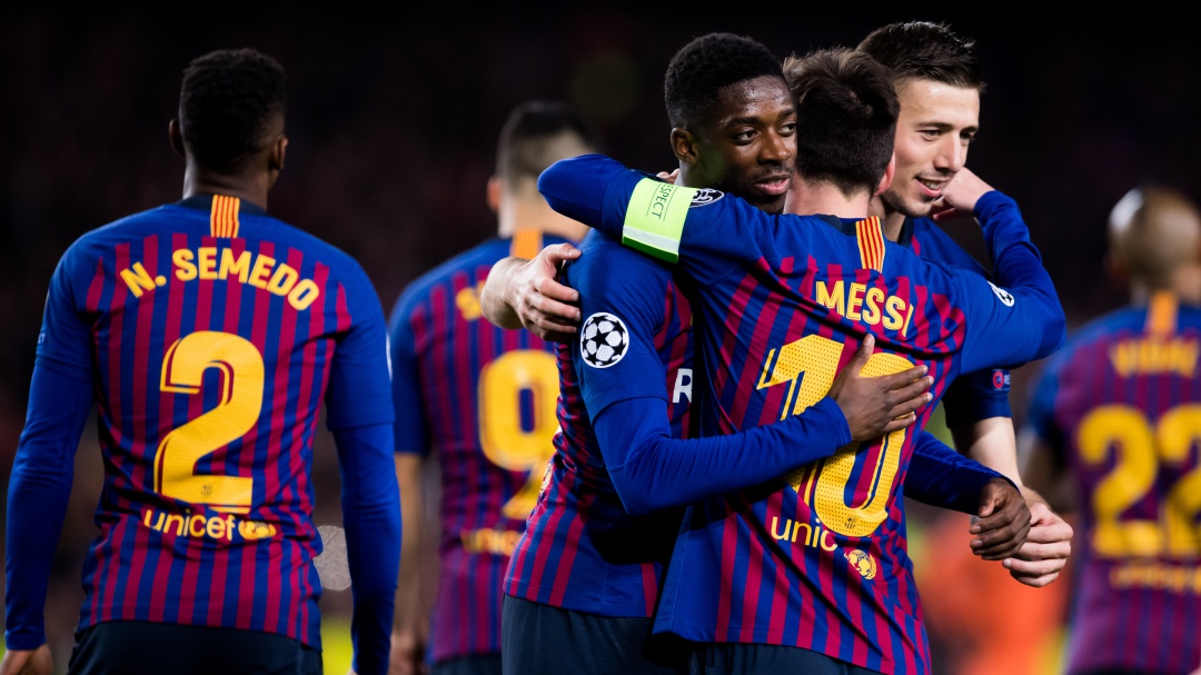 Barcelona goleó al Lyon y clasificó cómodo a cuartos
